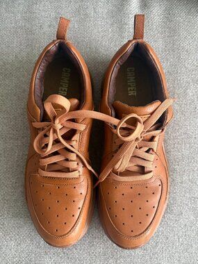 Camper Brown Monochromatic Sneakers